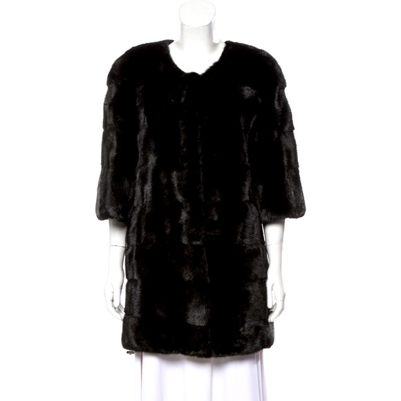 Jackets & Blazers - Stylish modern mink coat